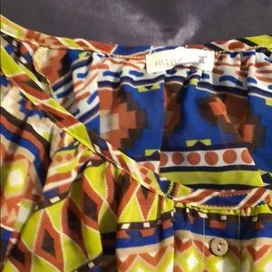 Tribal Print Blouse